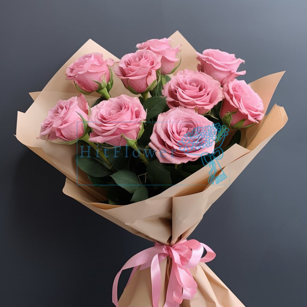 Букет роз Розовые розы